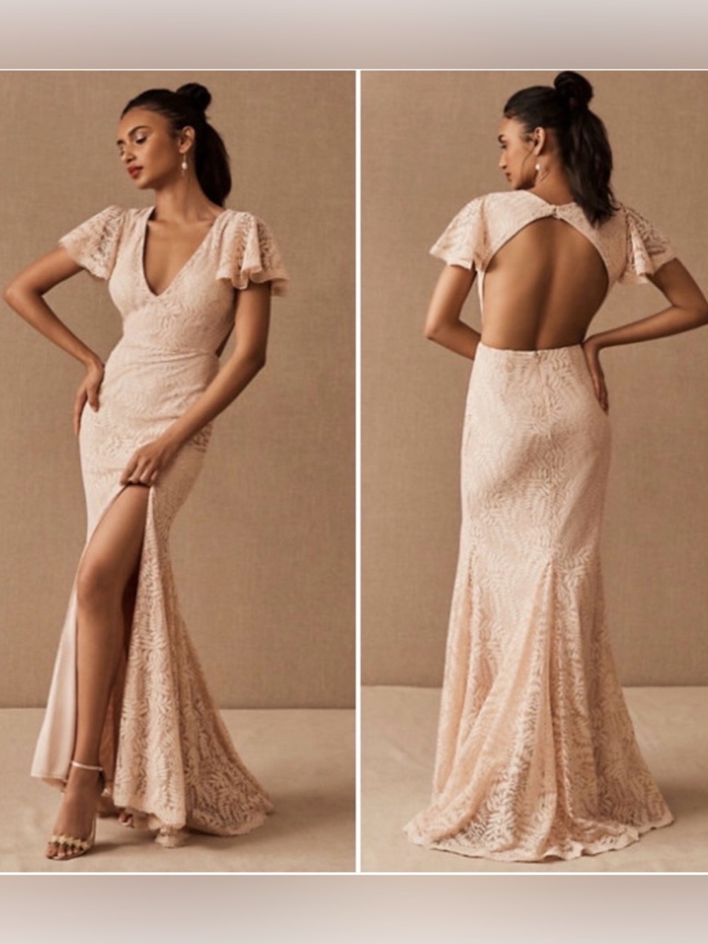 Lace Dress in Blush